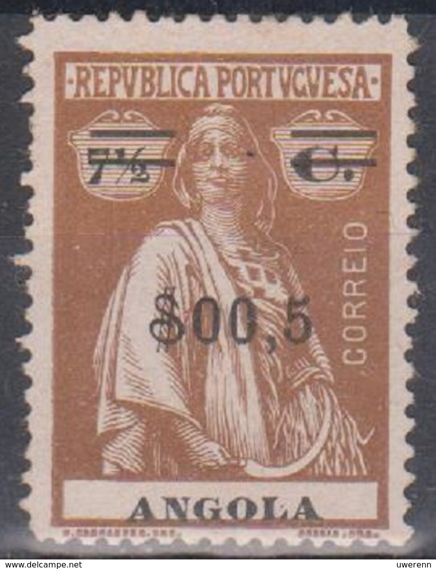 Angola Ceres 1: Mi 197 00,5 A. 7 1/2  Braun Ungebraucht - Angola