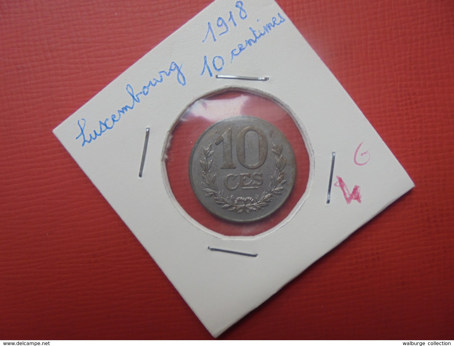 LUXEMBOURG 10 CENTIMES 1918 (A.2) - Luxemburg