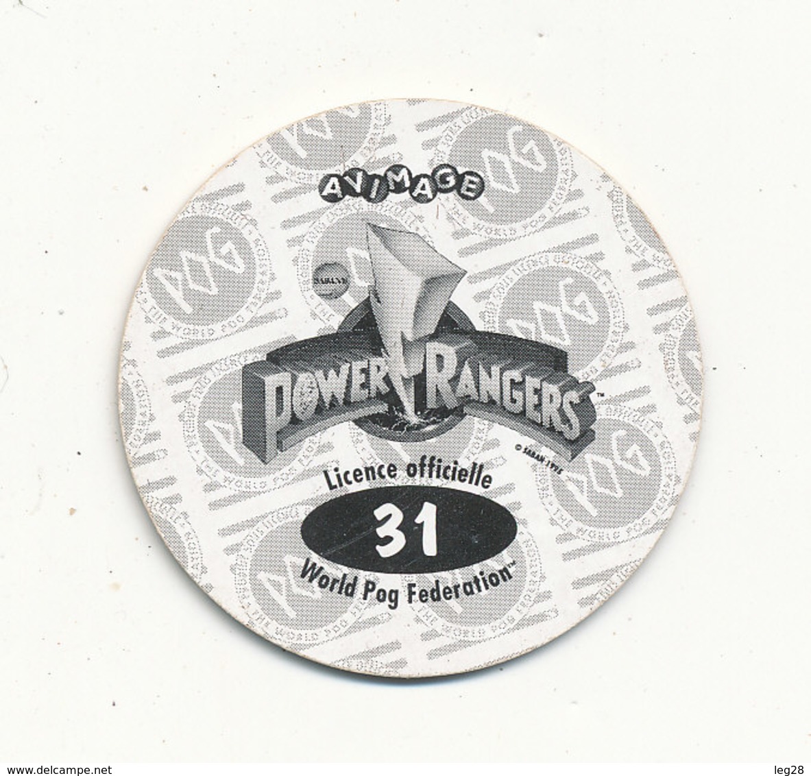 POG  POWER RANGERS 31 - Other & Unclassified