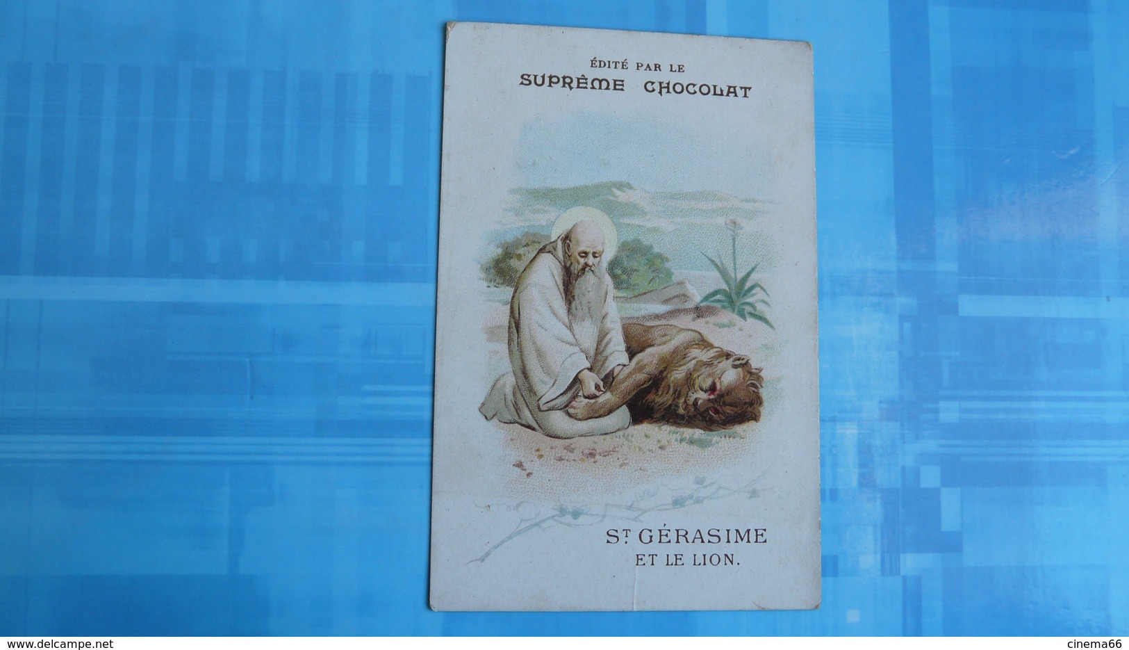 CHROMO : SUPREME CHOCOLAT - ST GERASIME ET LE LION - Chocolat