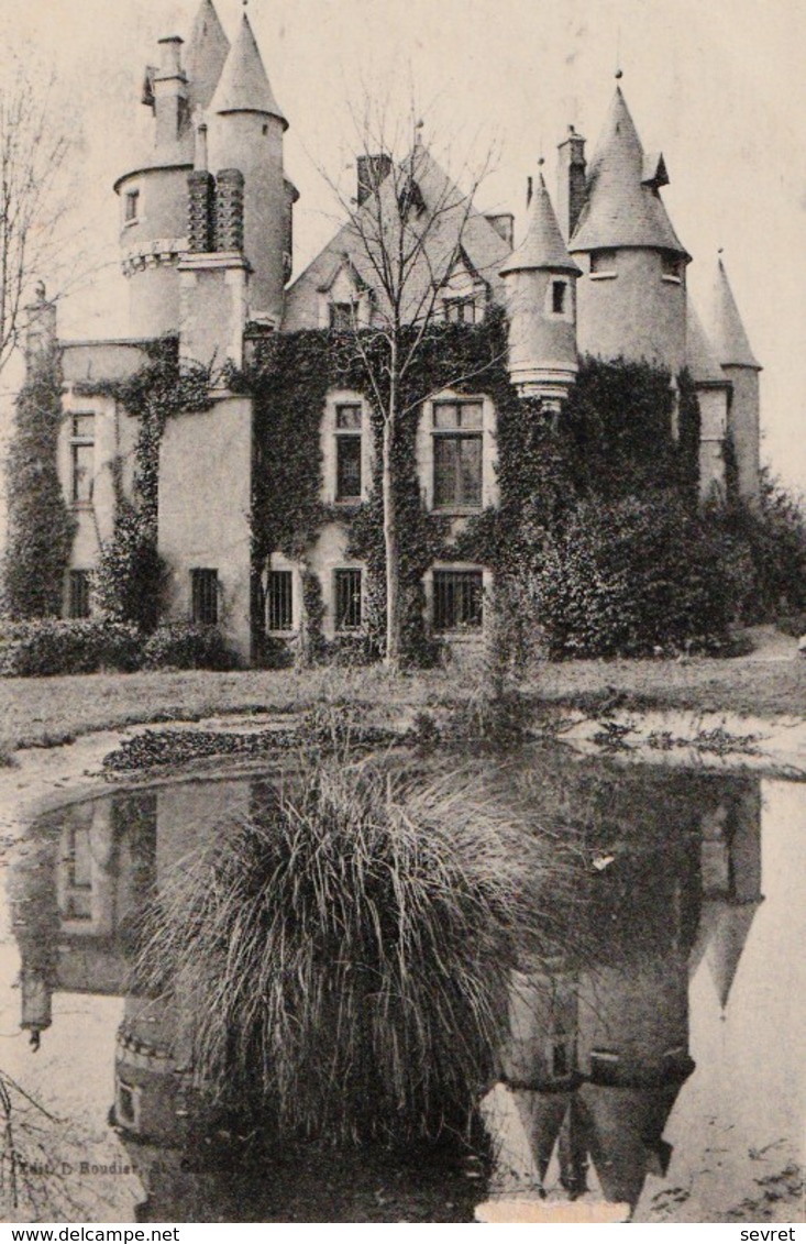 Château De St-Gaultier. Carte RARE - Autres & Non Classés