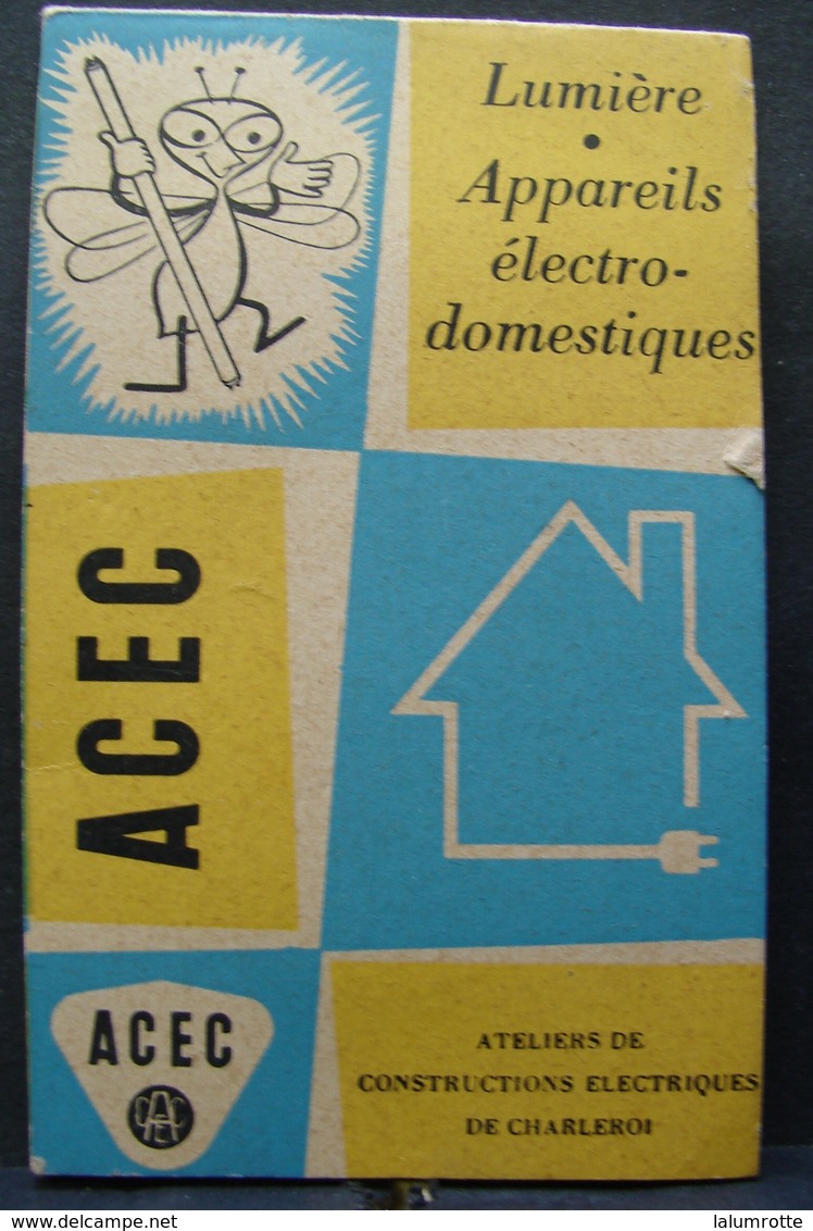 Pu. 68. Petit Carnet De Notes Avec Publicité Des ACEC à Charleroi. - Publicités