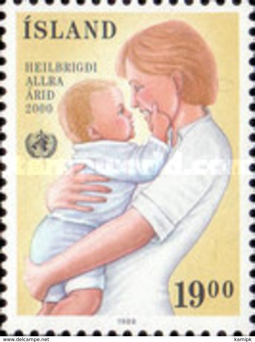 USED STAMPS Iceland - The 40th Anniversary Of WHO - 1988 - Oblitérés