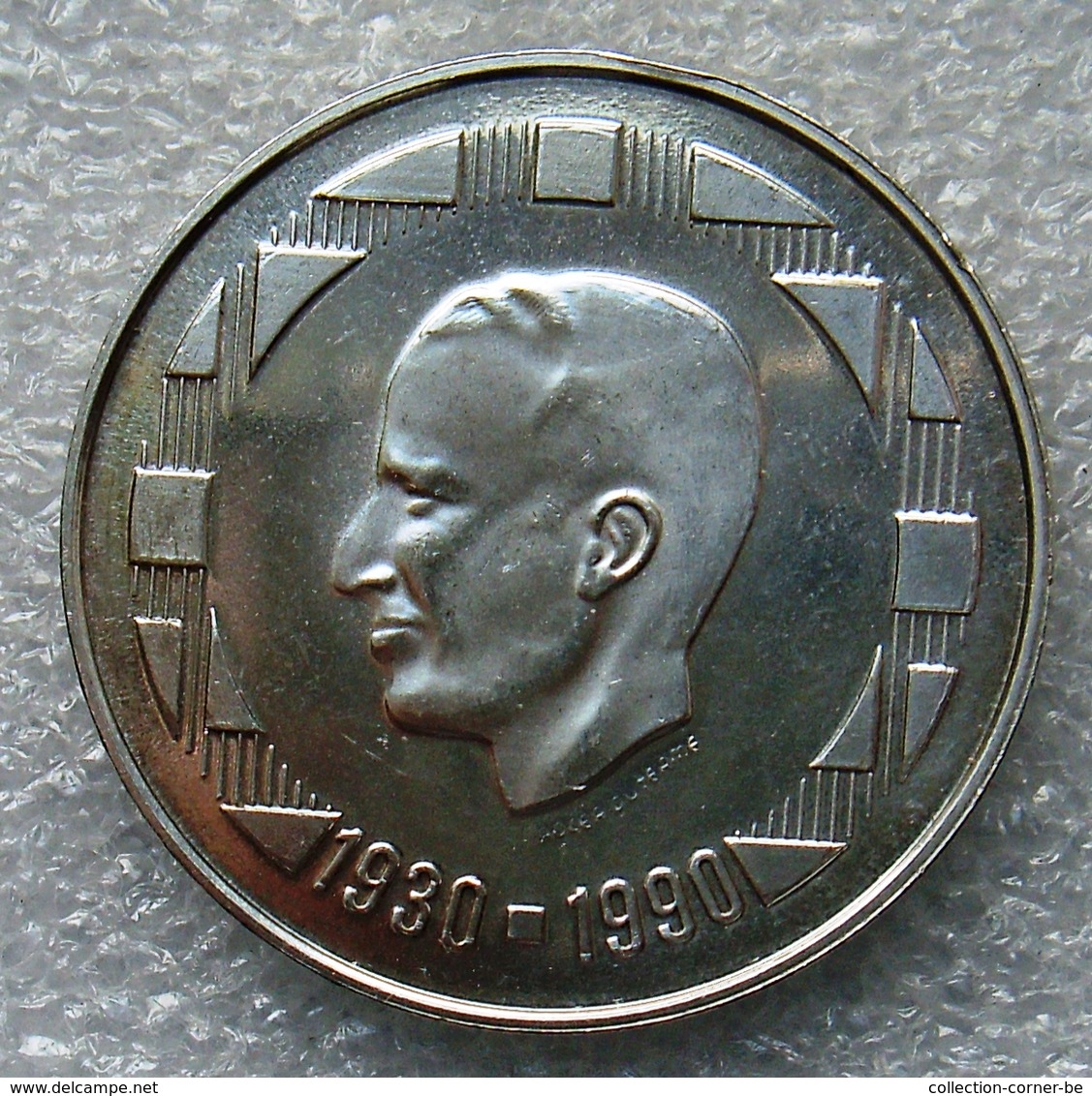 Belgie, 500 Frank, 1990 (VL), Zilver .833, - 500 Frank