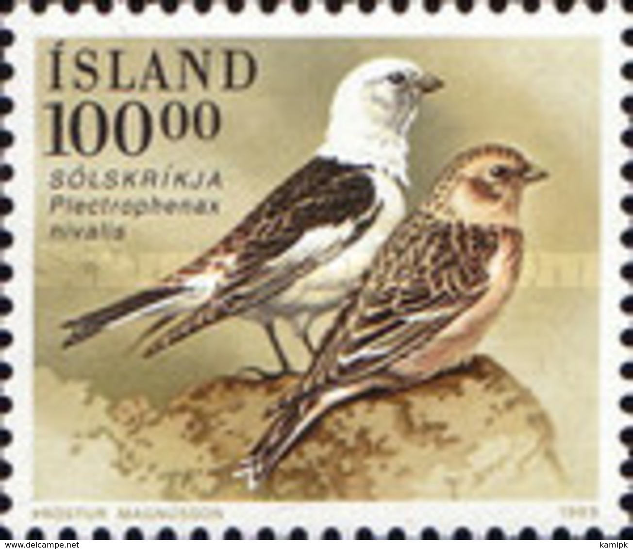 USED STAMPS Iceland - Birds - 1989 - Gebraucht
