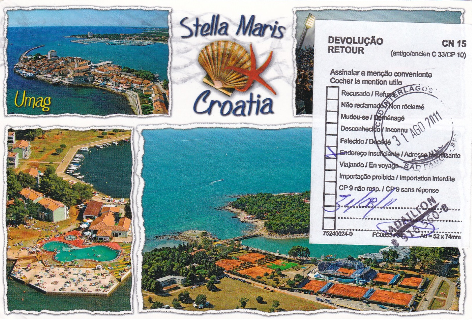 UMAG   - POSTCARDS  - 27 - Croatie