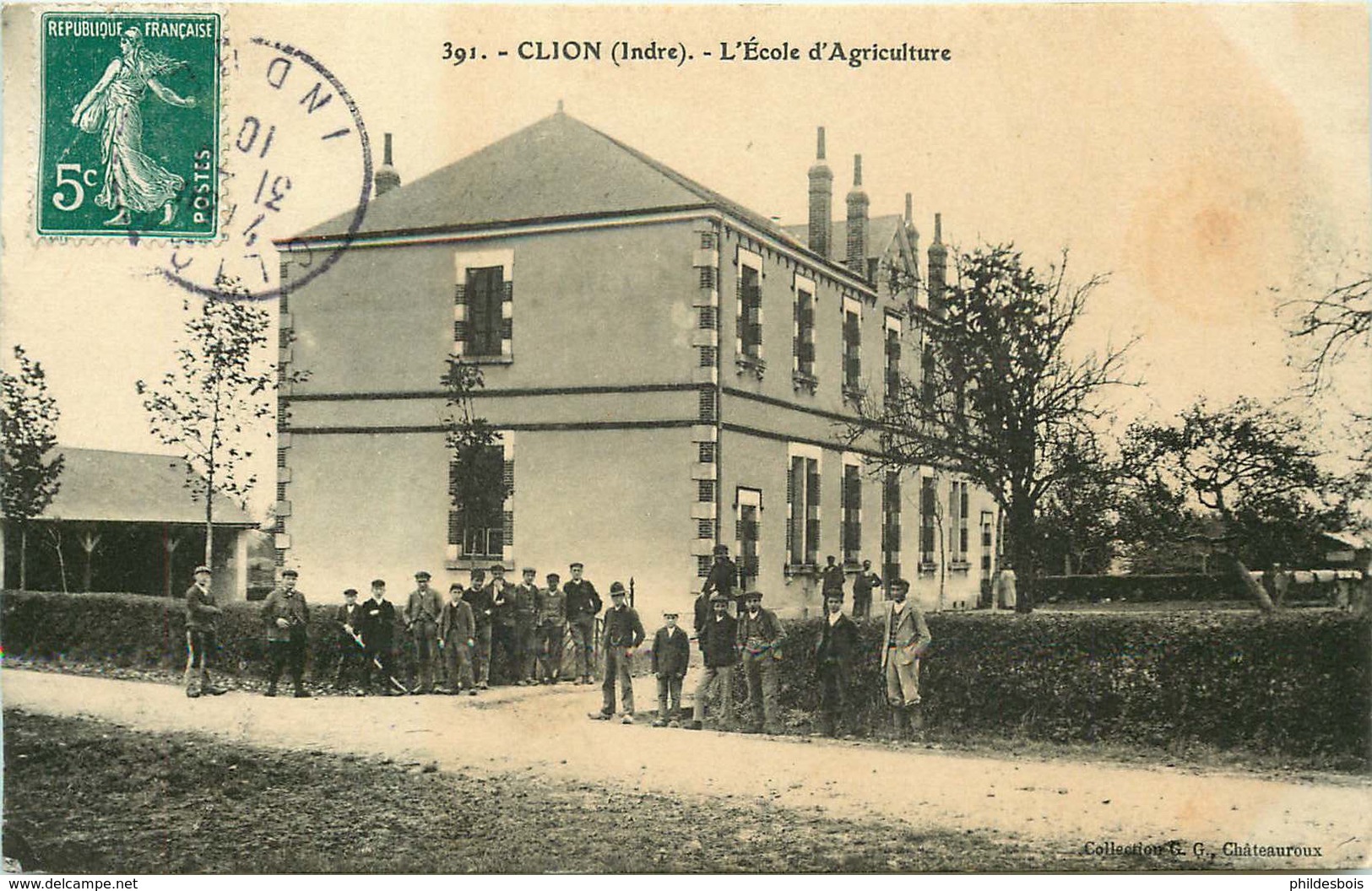 INDRE  CLION  école D'agriculture - Autres & Non Classés