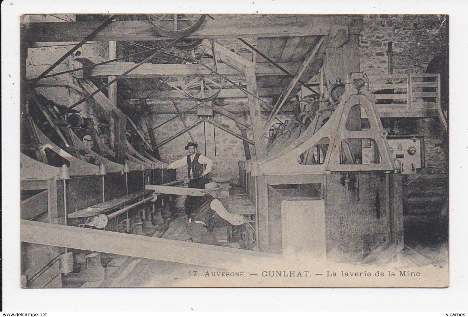 CPA 63 CUNLHAT La Laverie De La Mine - Cunlhat