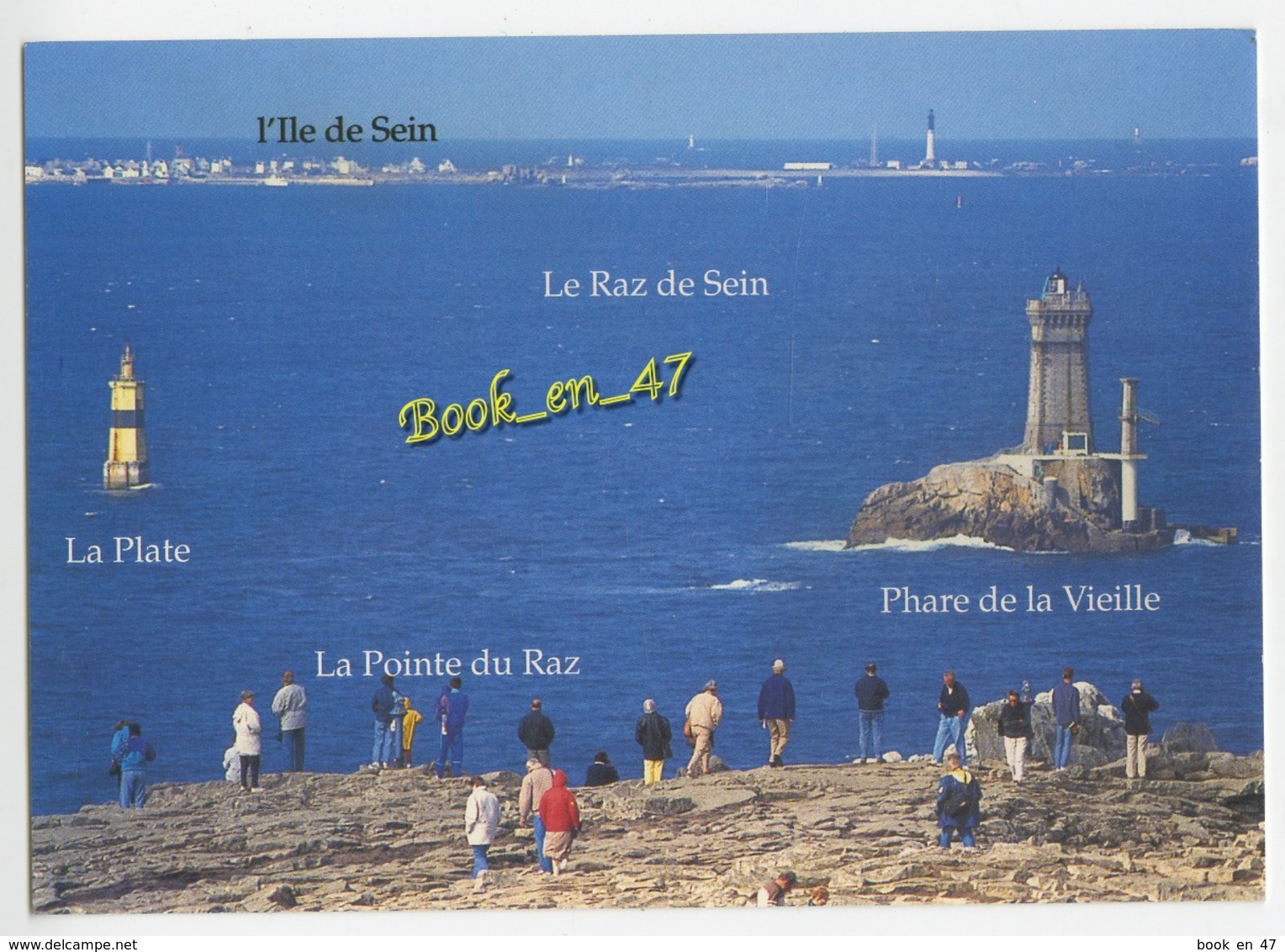 {79704} 29 Finistère , La Pointe Du Raz Et L' Ile De Sein ; Animée , Phare De La Vieille - La Pointe Du Raz