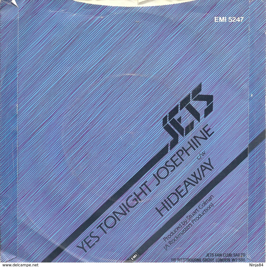 SP 45 RPM (7")   The Jets   "  Yes Tonight Josephine  "  Angleterre - Autres - Musique Anglaise