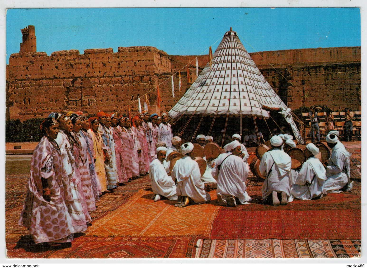 MAROC  PITTORESQUE    FESTIVAL  NATIONAL  DE  FOLKLORE                   (VIAGGIATA) - Altri & Non Classificati