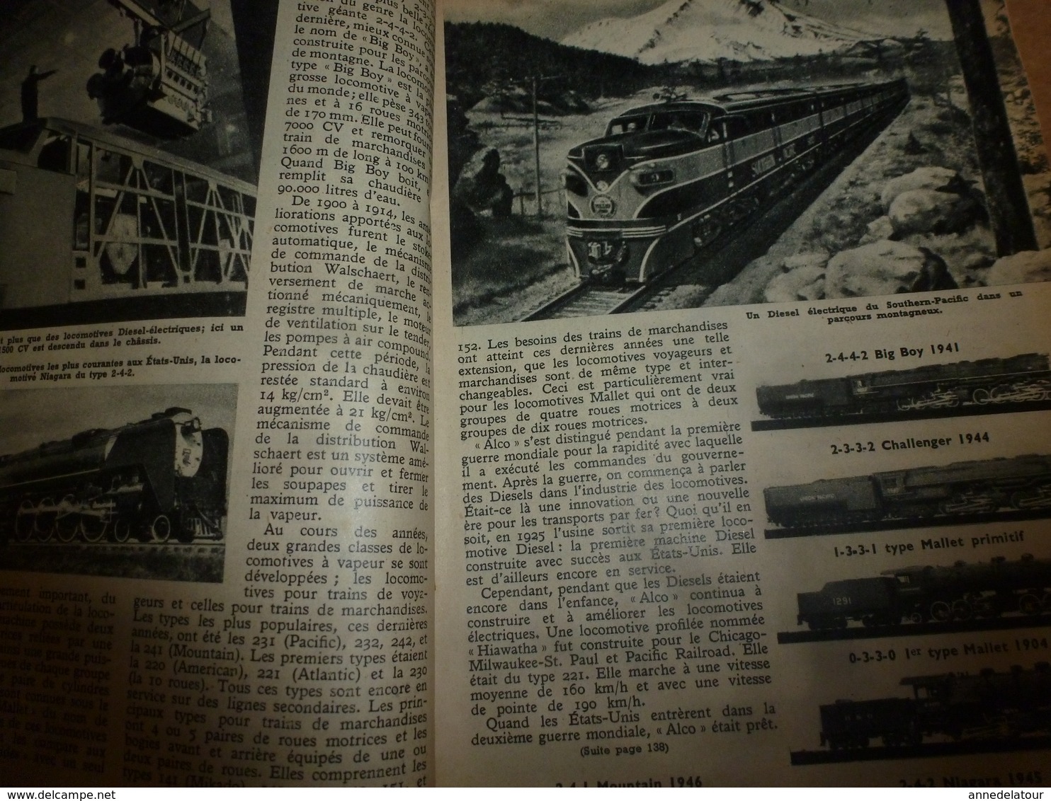 1949 MÉCANIQUE POPULAIRE:Publicité par Pipo;Les locomotives américaines;Faire lunette de tir;Diminuer conso essence;etc