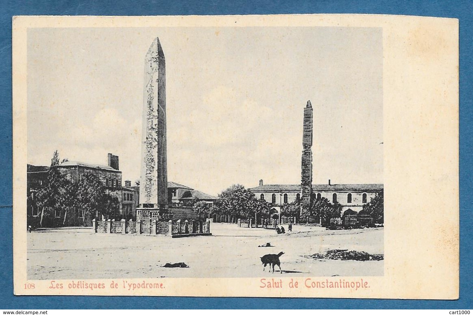 LES OBELISQUES DE L'YPODROME CONSTANTINOPLE ISTANBUL UNUSED - Turchia