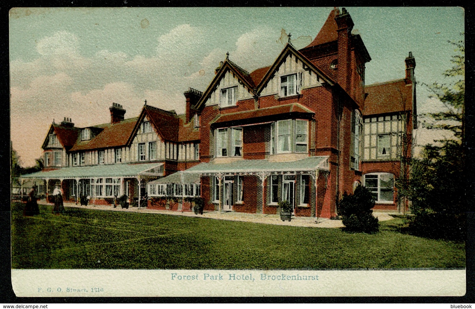 Ref 1262 - Early FGO F.G.O. Stuart Postcard - Forest Park Hotel Brockenhurst - Hampshire - Autres & Non Classés