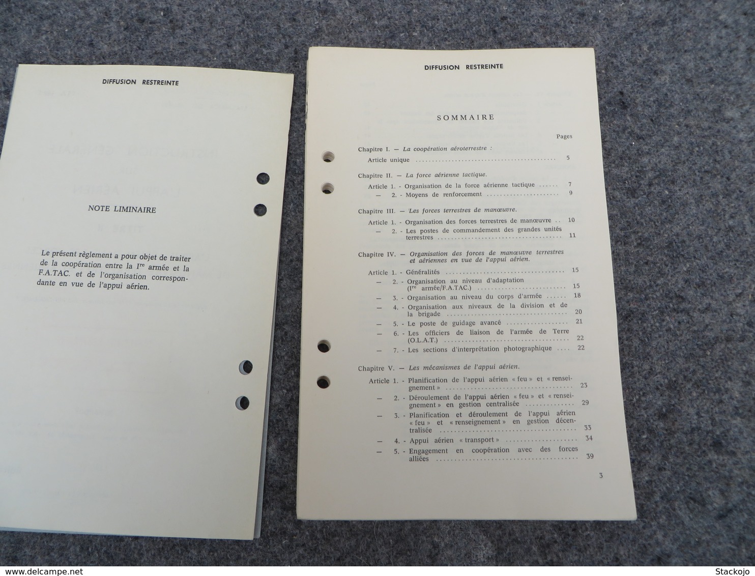 TTA 168/2 - Instruction Générale Sur L'appui Aérien - Titre II - 308/09 - Autres & Non Classés