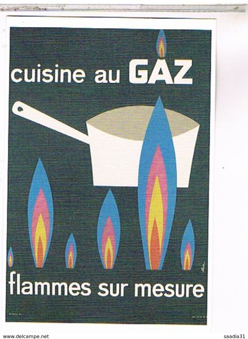 PUBLICITE   CPM   GAZ DE BORDEAUX - Publicité