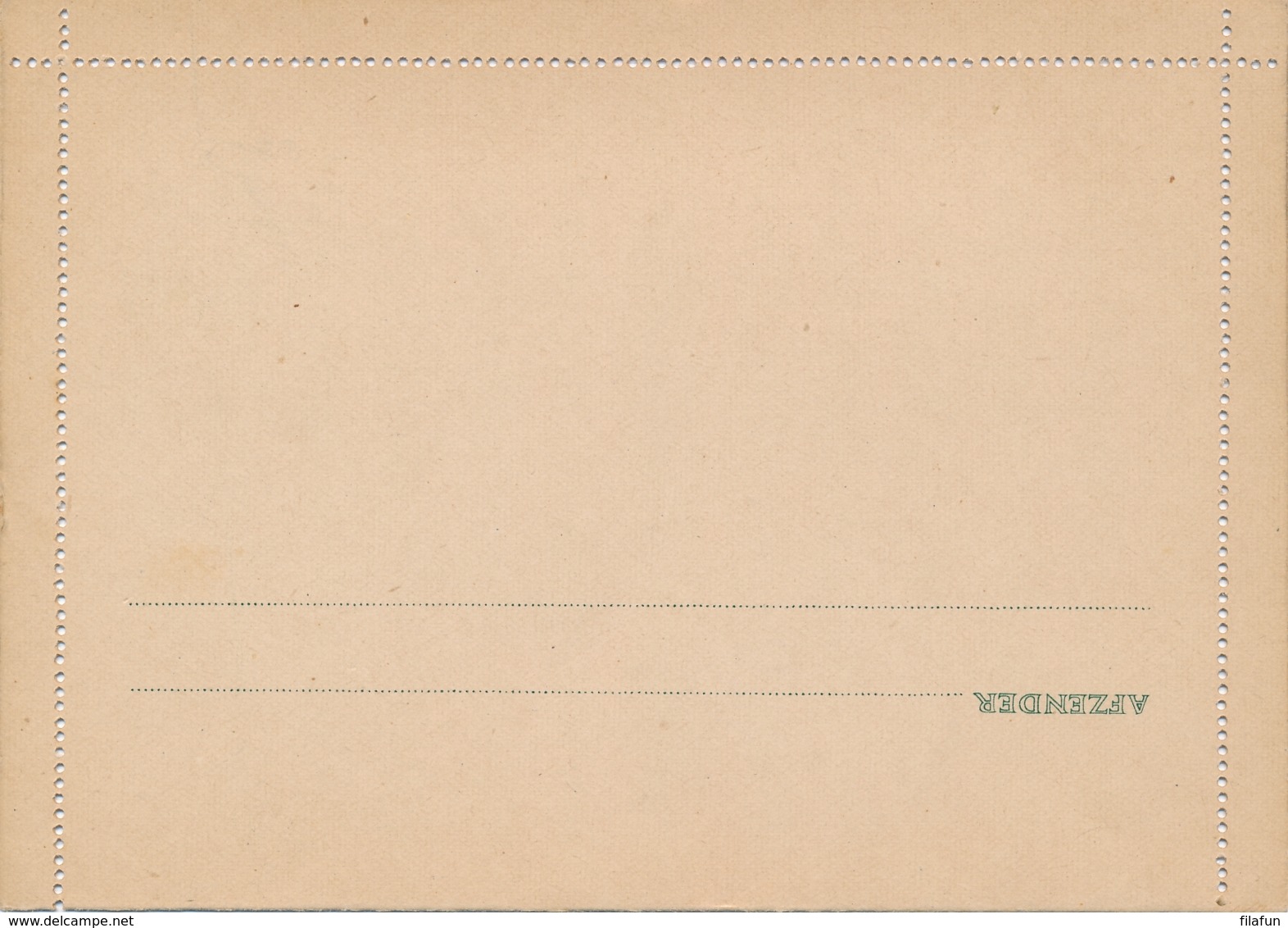 Nederland - 1940 - 5 Cent Konijnenburg, Postblad G20 - Ongebruikt - Postal Stationery