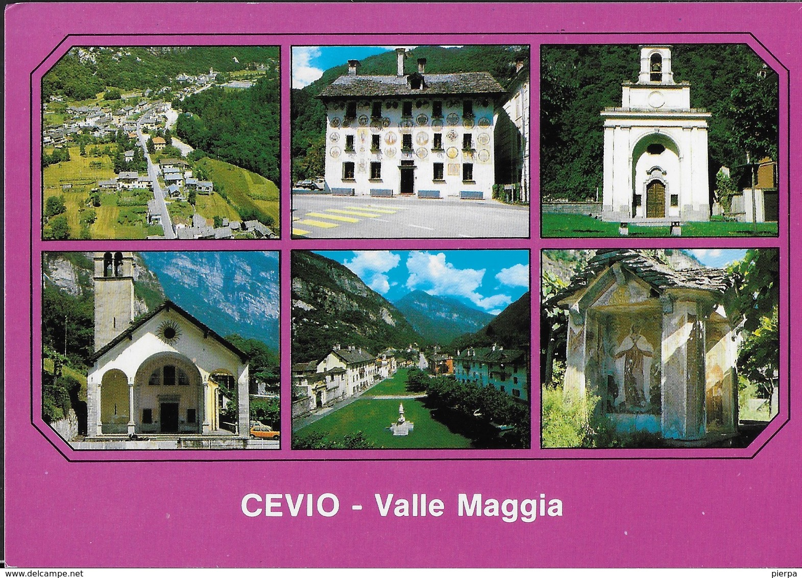 SVIZZERA - CEVIO - VEDUTE - VIAGGIATA 1990 - Cevio