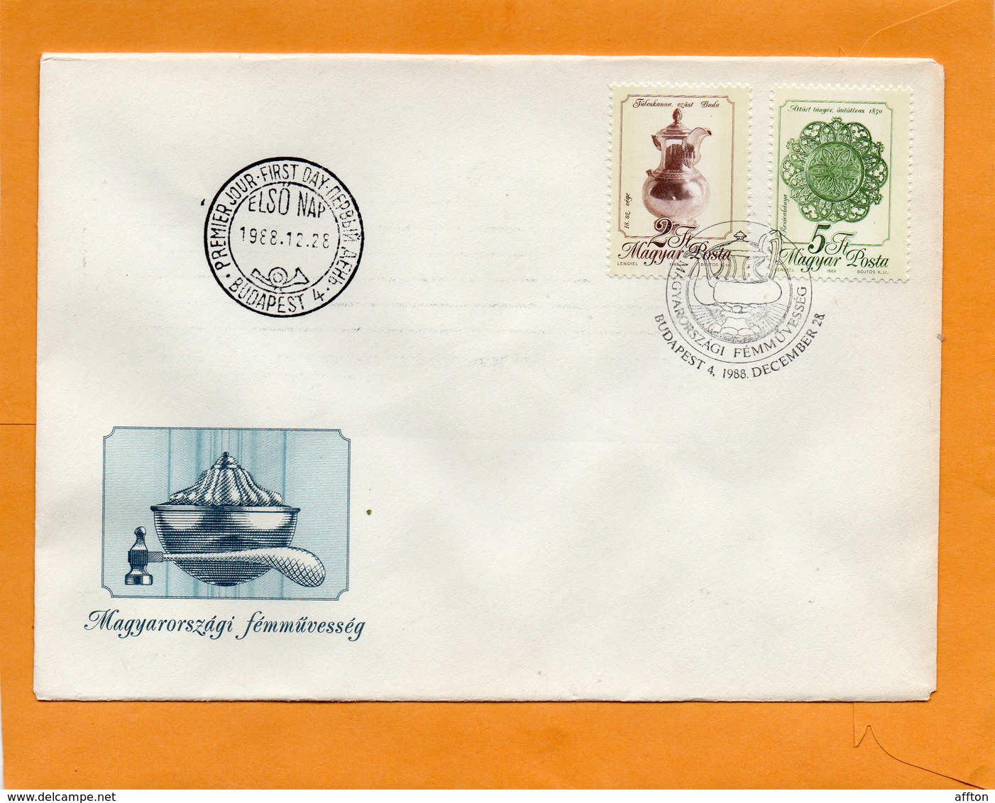 Hungary 1988 FDC - FDC