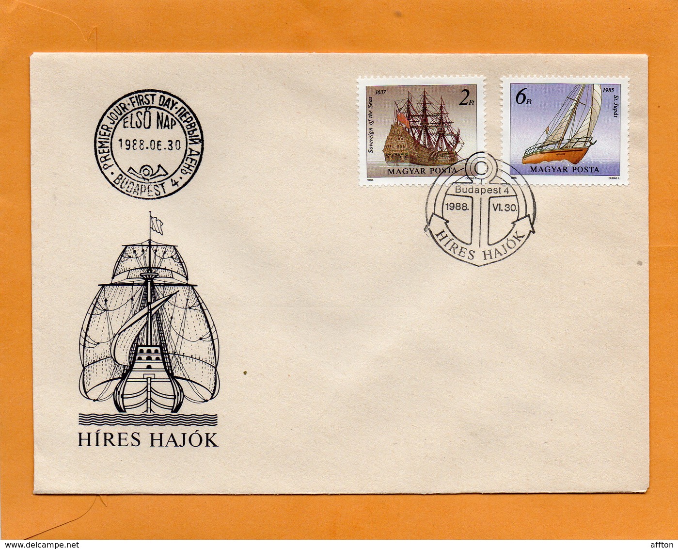 Hungary 1988 FDC - FDC