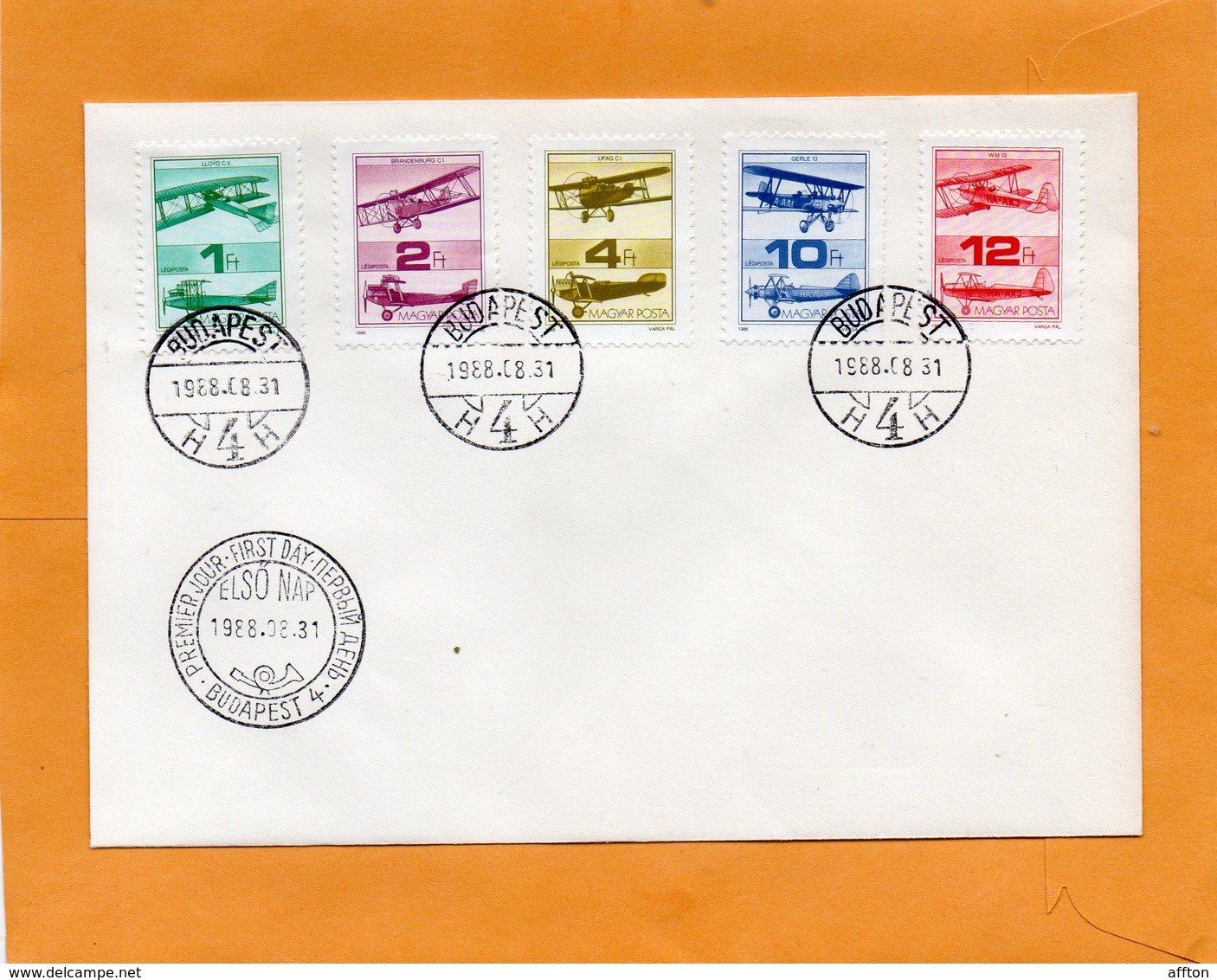 Hungary 1988 FDC - FDC