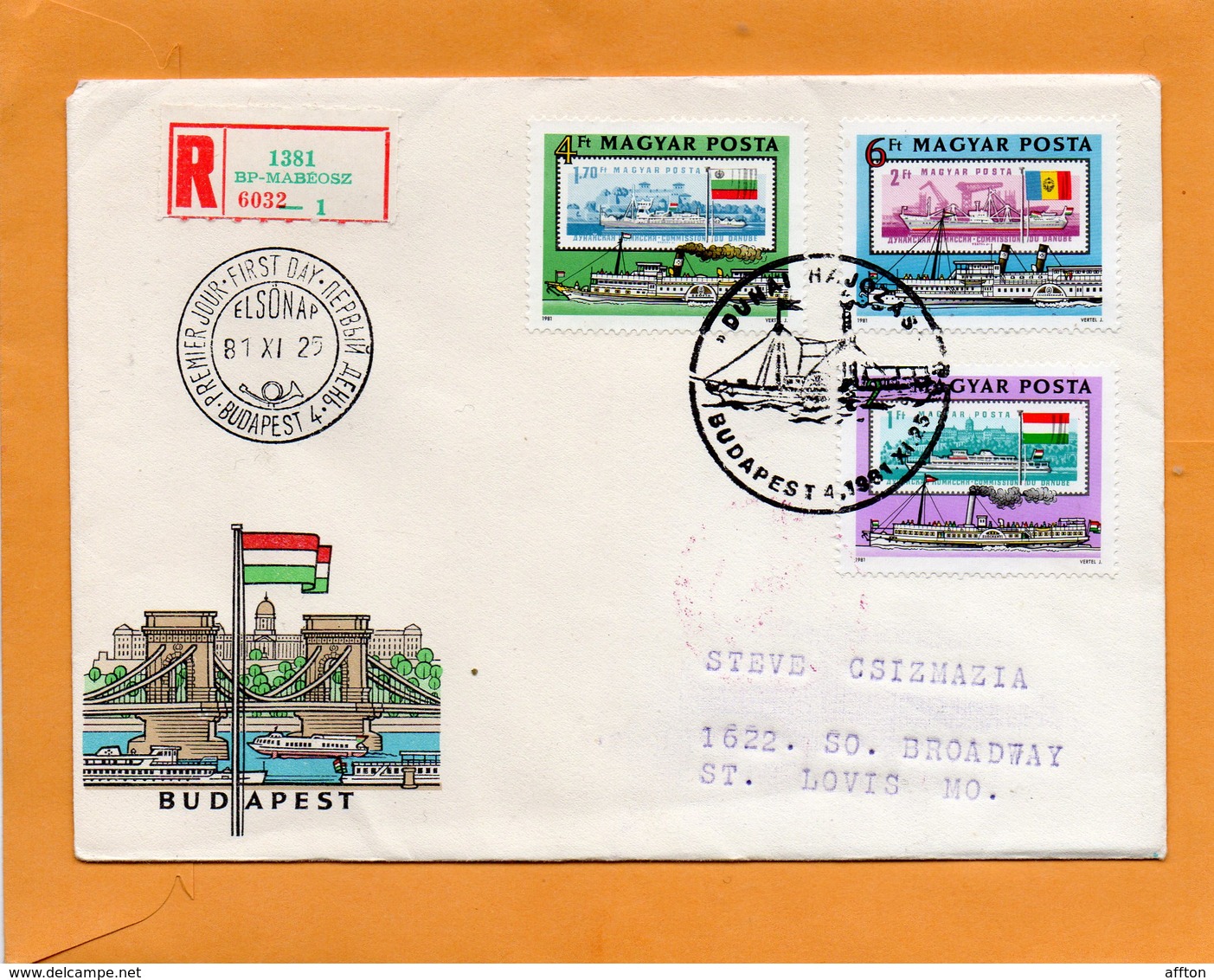 Hungary 1981 FDC Mailed - FDC