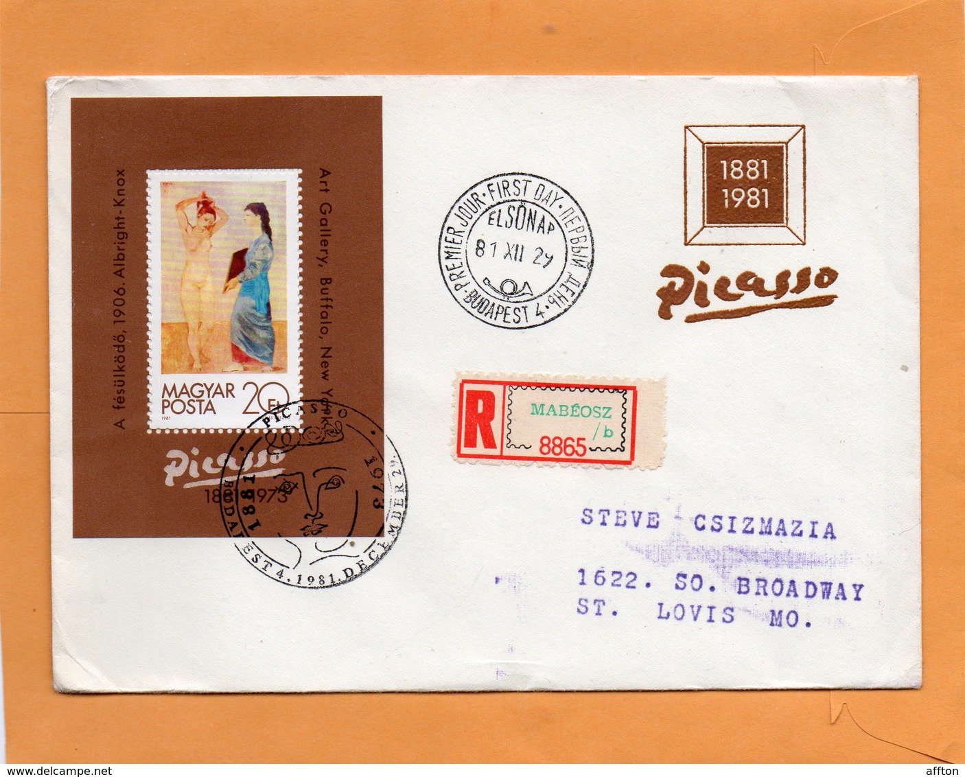 Hungary 1981 FDC Mailed - FDC