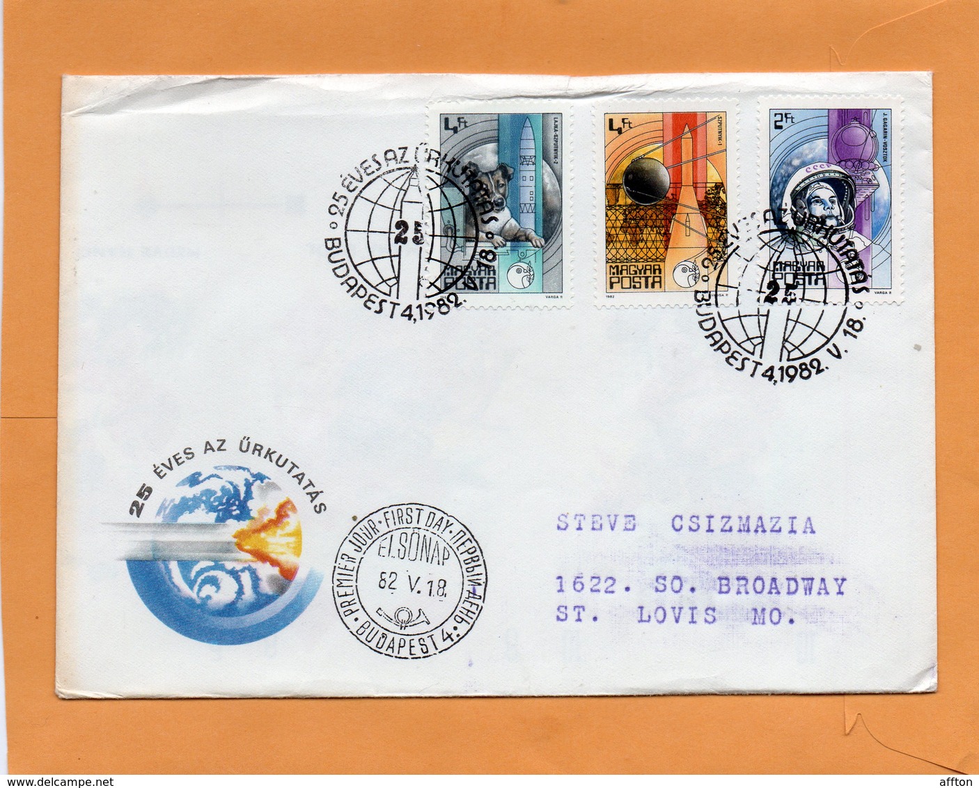 Hungary 1982 FDC Mailed - FDC