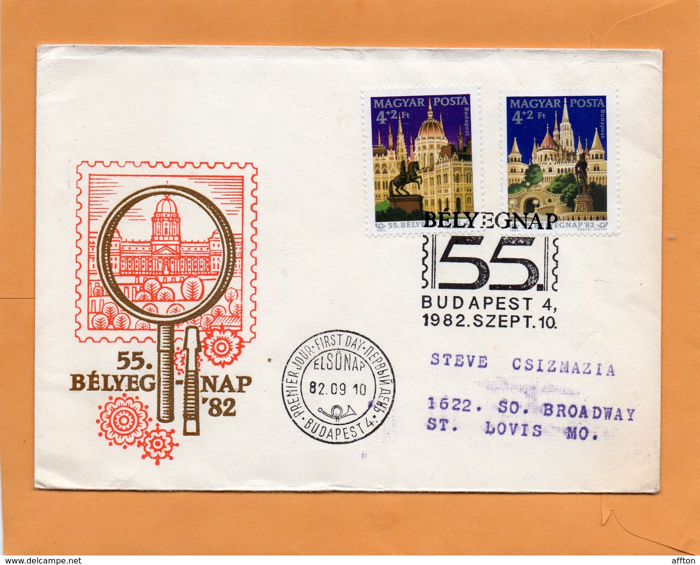 Hungary 1982 FDC Mailed - FDC