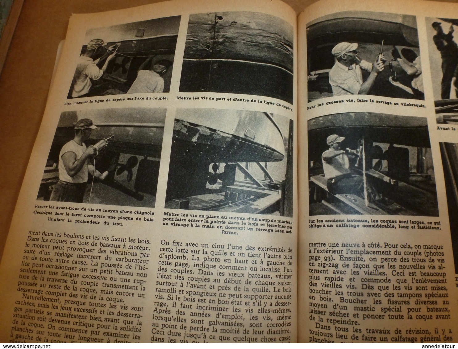 1950 MÉCANIQUE POPULAIRE:Parachutistes d'essai;Faires meubles neufs avec des vieux;Briques pour massifs et bordure;etc