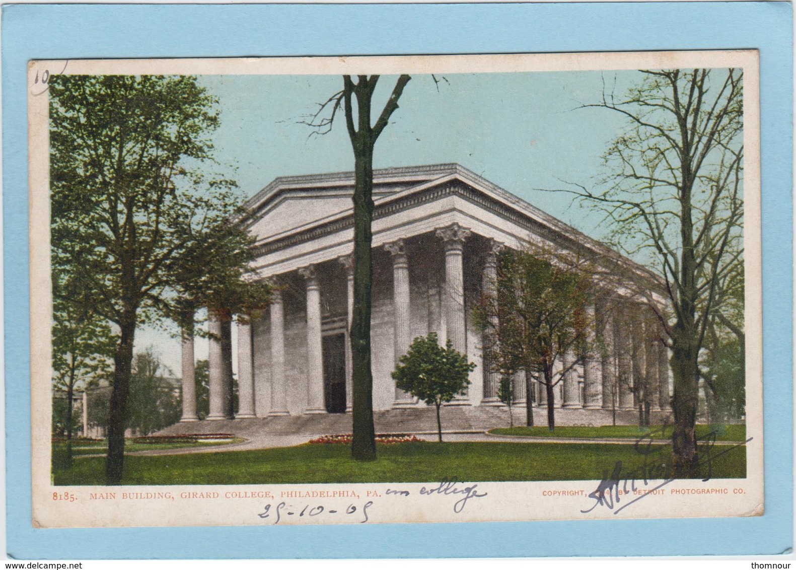 PHILADELPHIA  -  MAIN  BUILDING - GIRARD  COLLEGE  -  1905  - - Philadelphia