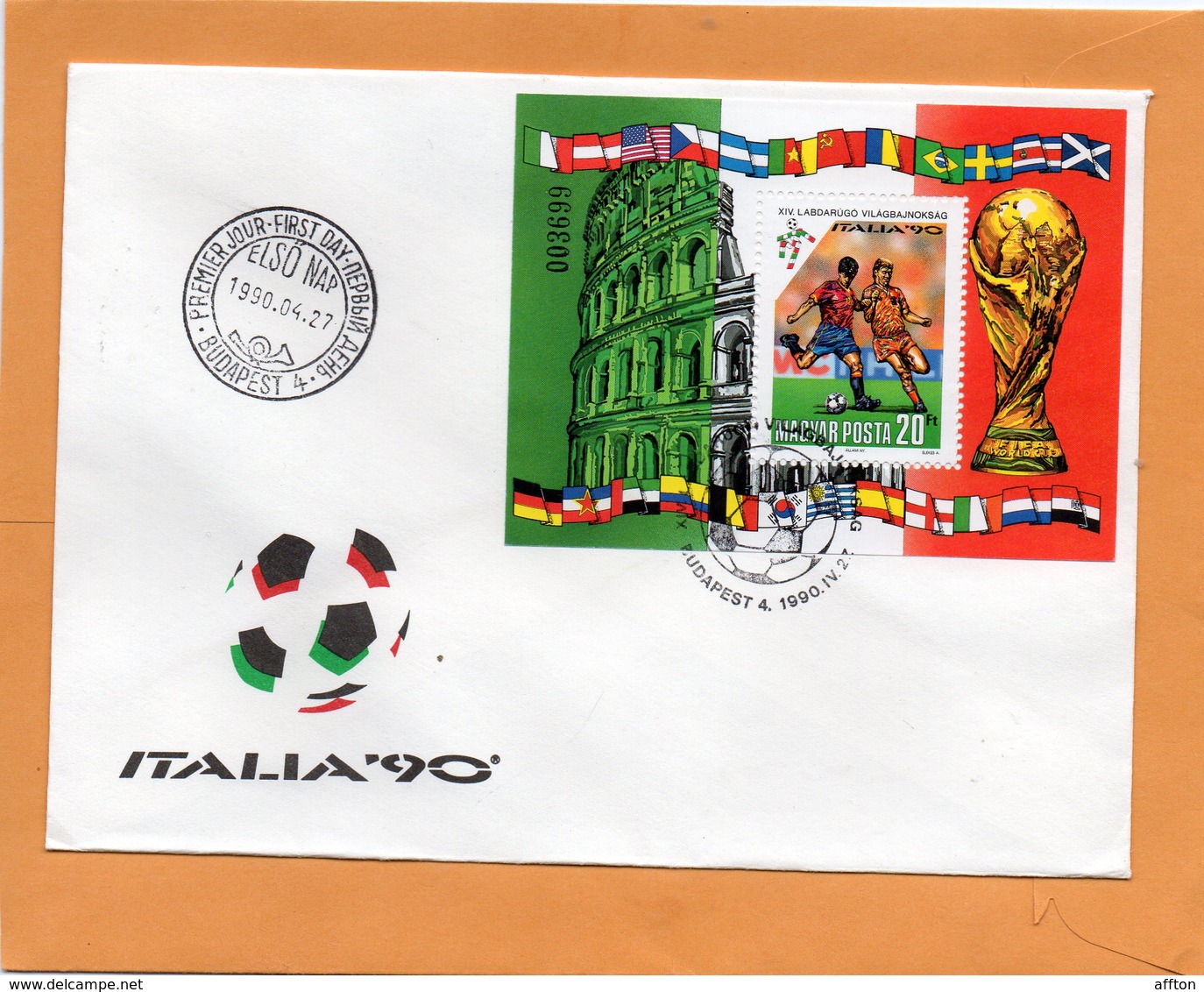 Hungary 1990 FDC - FDC