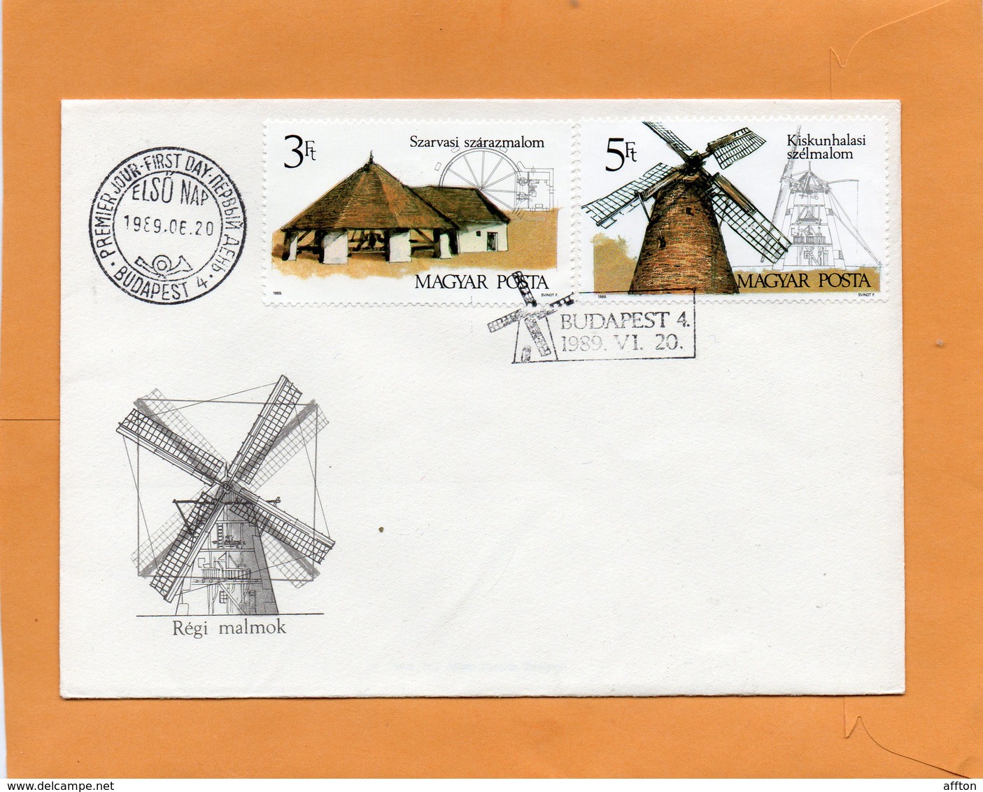 Hungary 1989 FDC - FDC