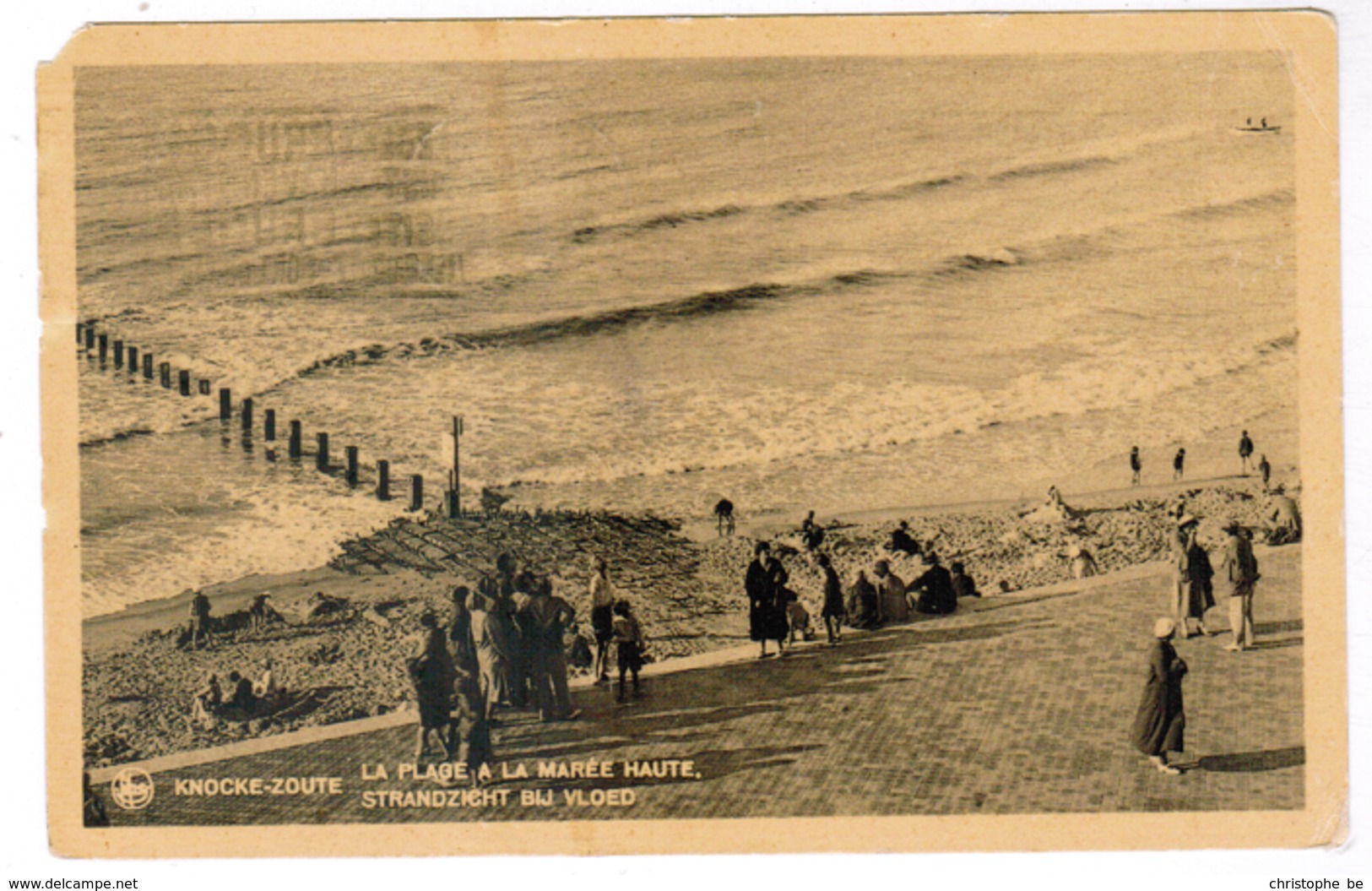 Knokke, Knocke Zoute, Strandzicht Bij Vloed (pk52879) - Knokke