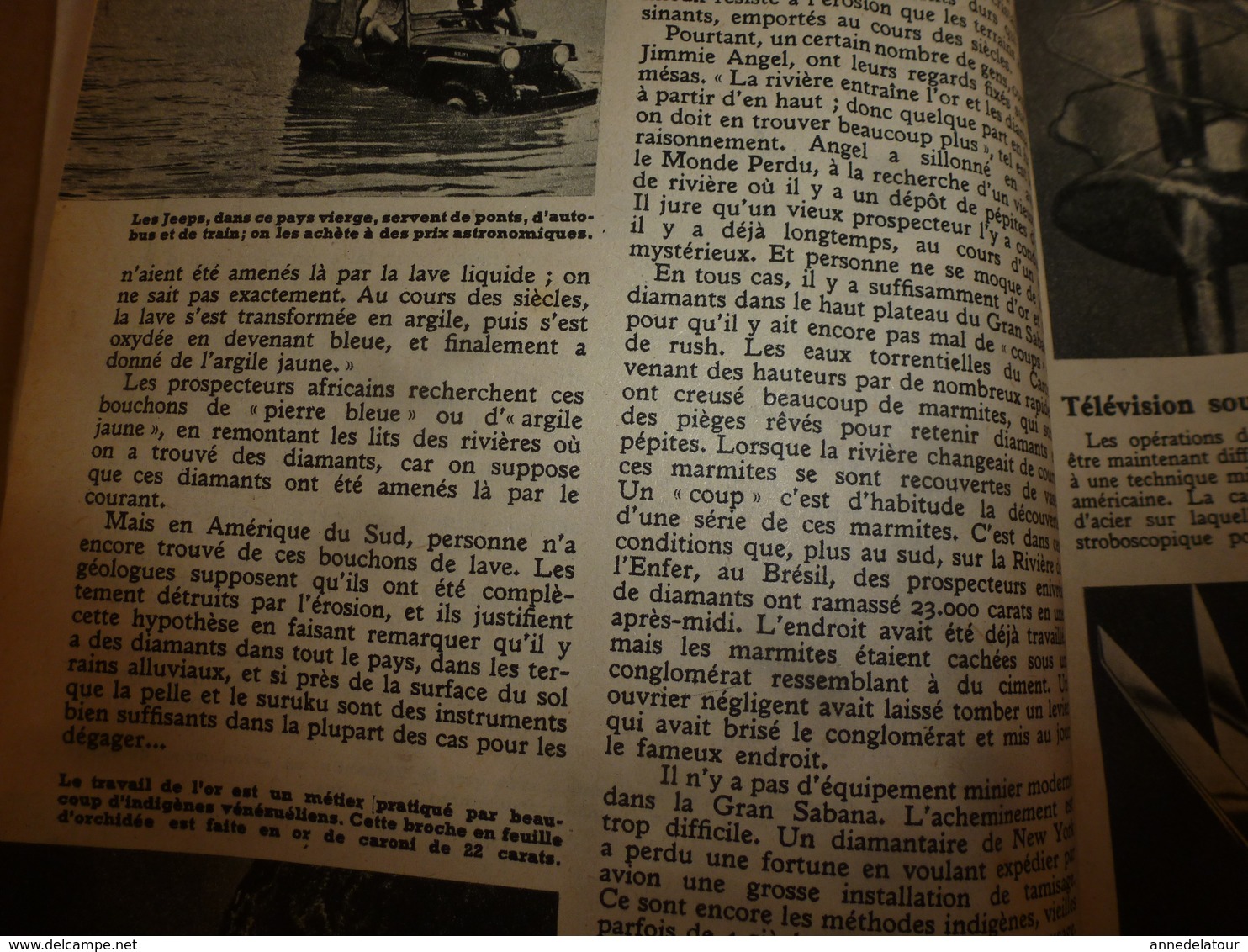 1950 MÉCANIQUE POPULAIRE: La Packard 1951; Chasse de l'or et des diamants;Vannerie en raphia et aiguilles de pin ; etc