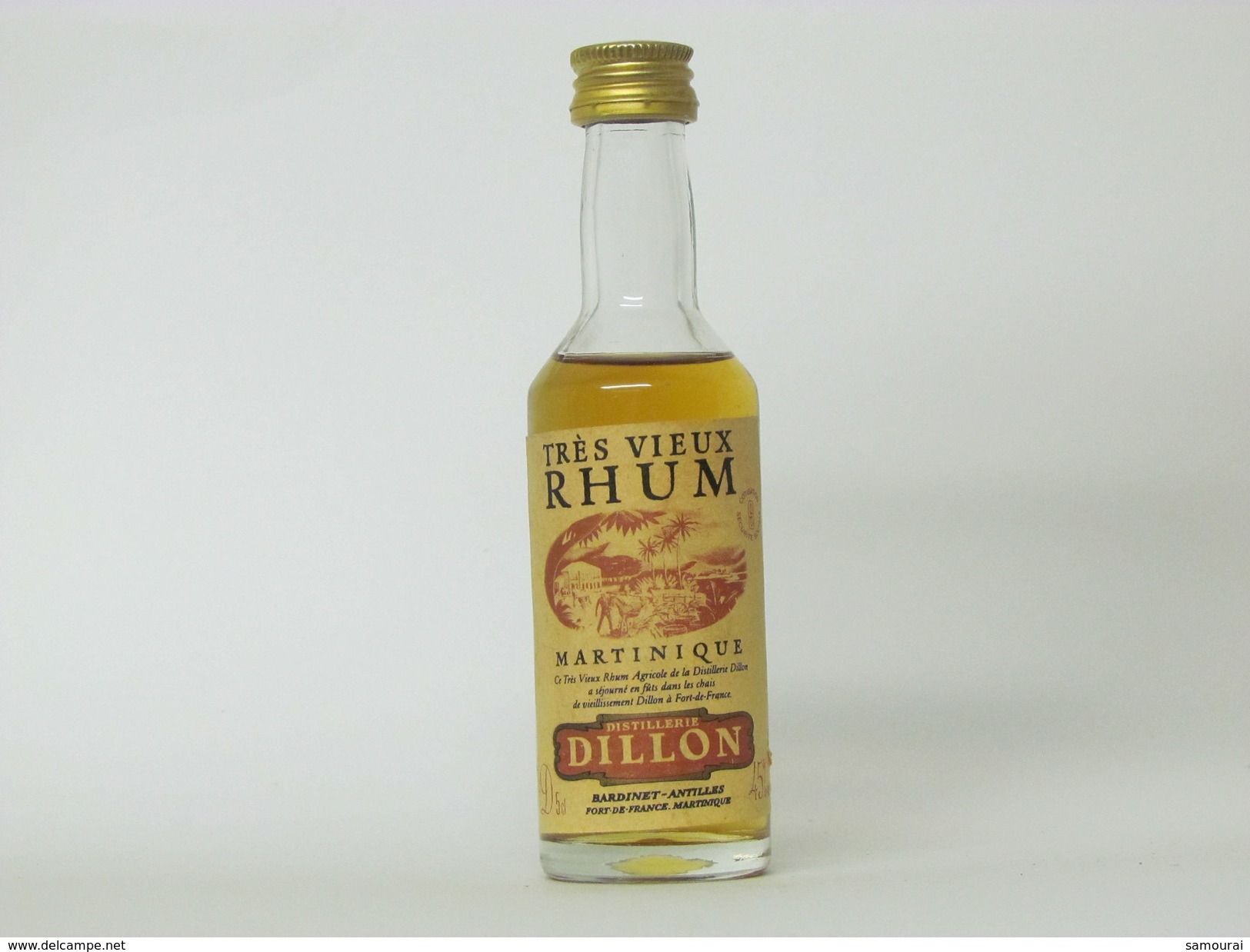 Mignonnette De Rhum - DILLION TRES VIEUX RHUM - Mignonnettes