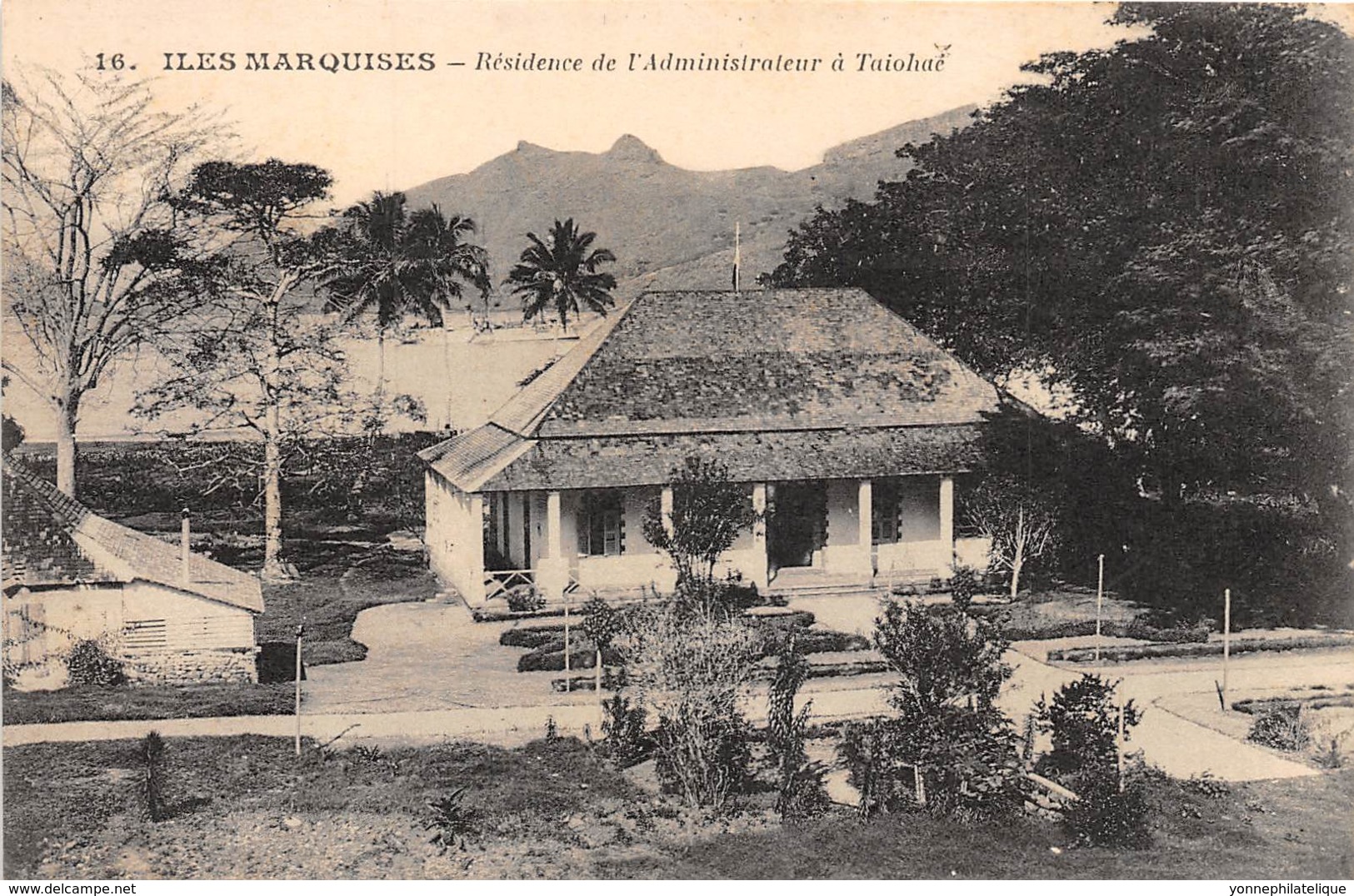 Océanie / 20 - Iles Marquises - Résidence De L' Adminsitrateur à Taiohaé - Autres & Non Classés