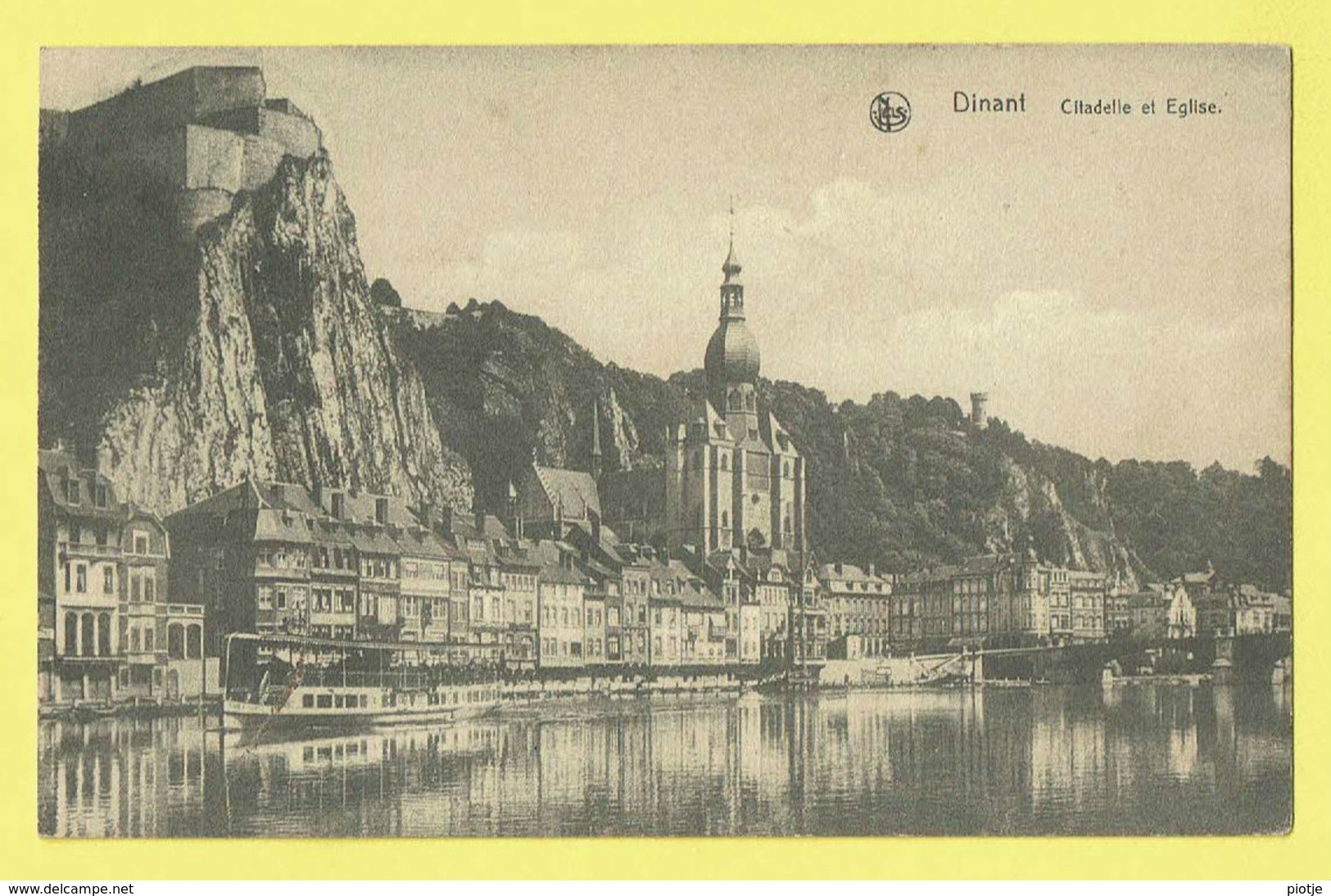 * Dinant (Namur - Namen - La Wallonie) * (Nels, Ern Thill) Citadelle Et église, Bateau, Boat, Quai, Canal, Rare, Pont - Dinant