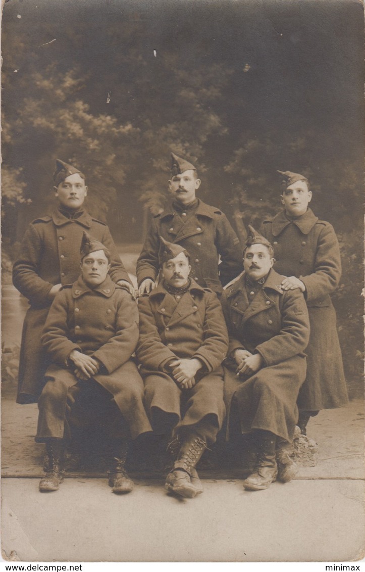 Carte Photo Réelle - Groupe De Militaires - Autres & Non Classés