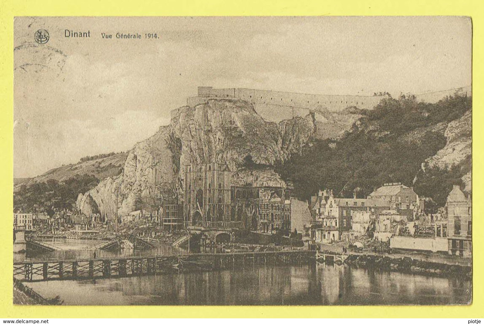 * Dinant (Namur - Namen - La Wallonie) * (Nels, Cliché C. De Wynter, S 33, Nr 60) Vue Générale, Citadelle, Pont, Guerre - Dinant