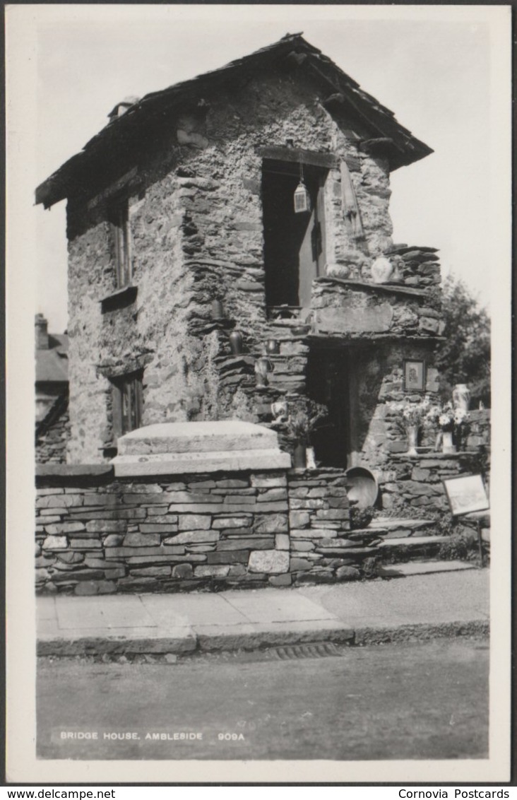 Bridge House, Ambleside, Westmorland, C.1930s - Pettitt RP Postcard - Ambleside