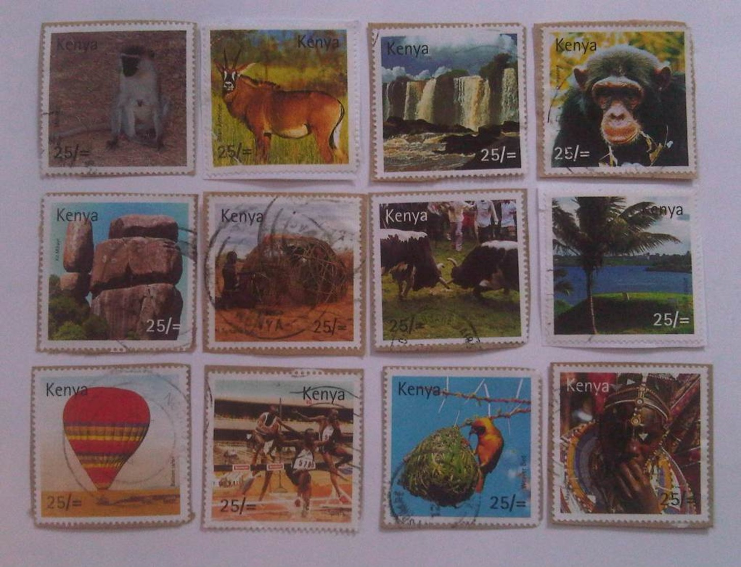 Kenya - Tourism SET; 12v Complete, USED - Kenya (1963-...)