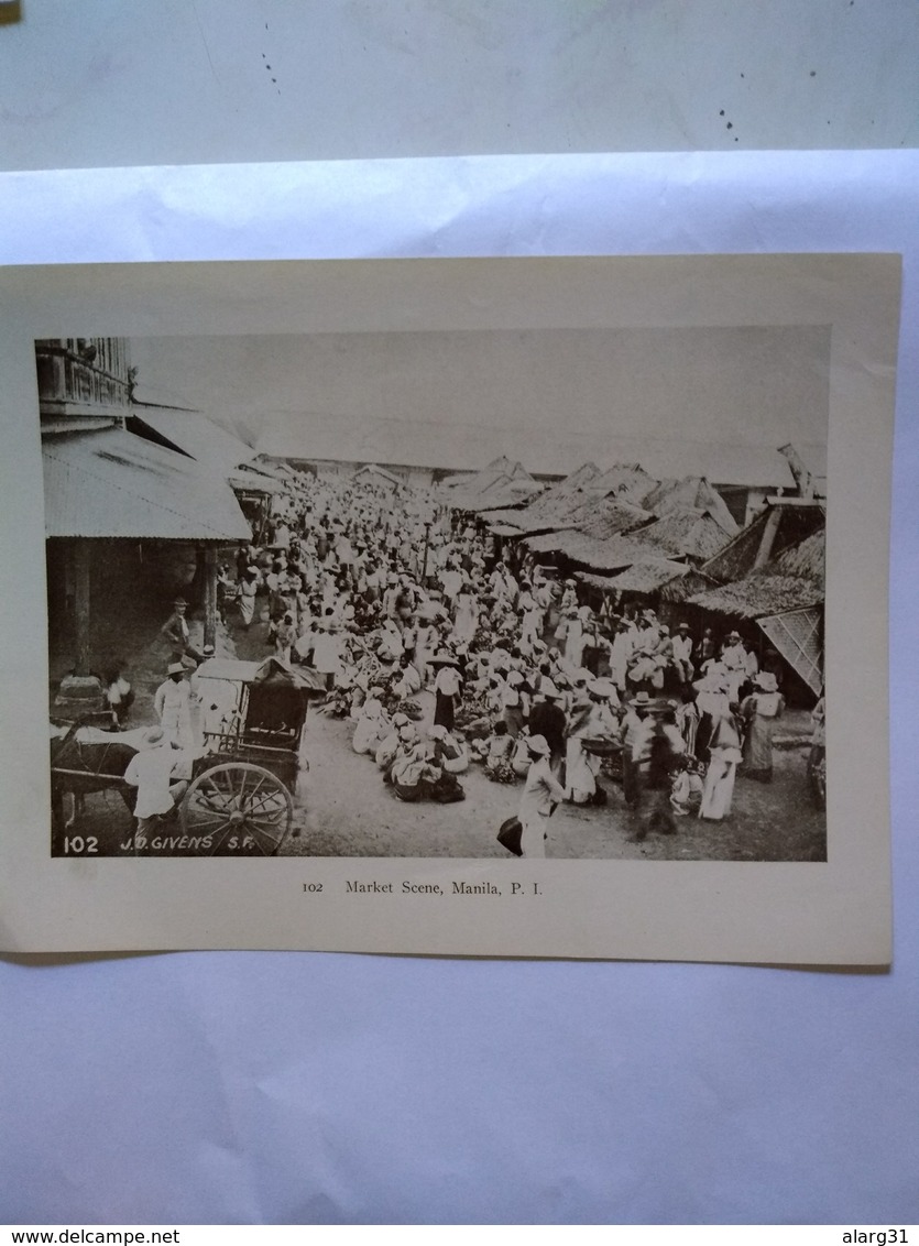 Usa Printed Early Photo  In Philippines 1912 - Places