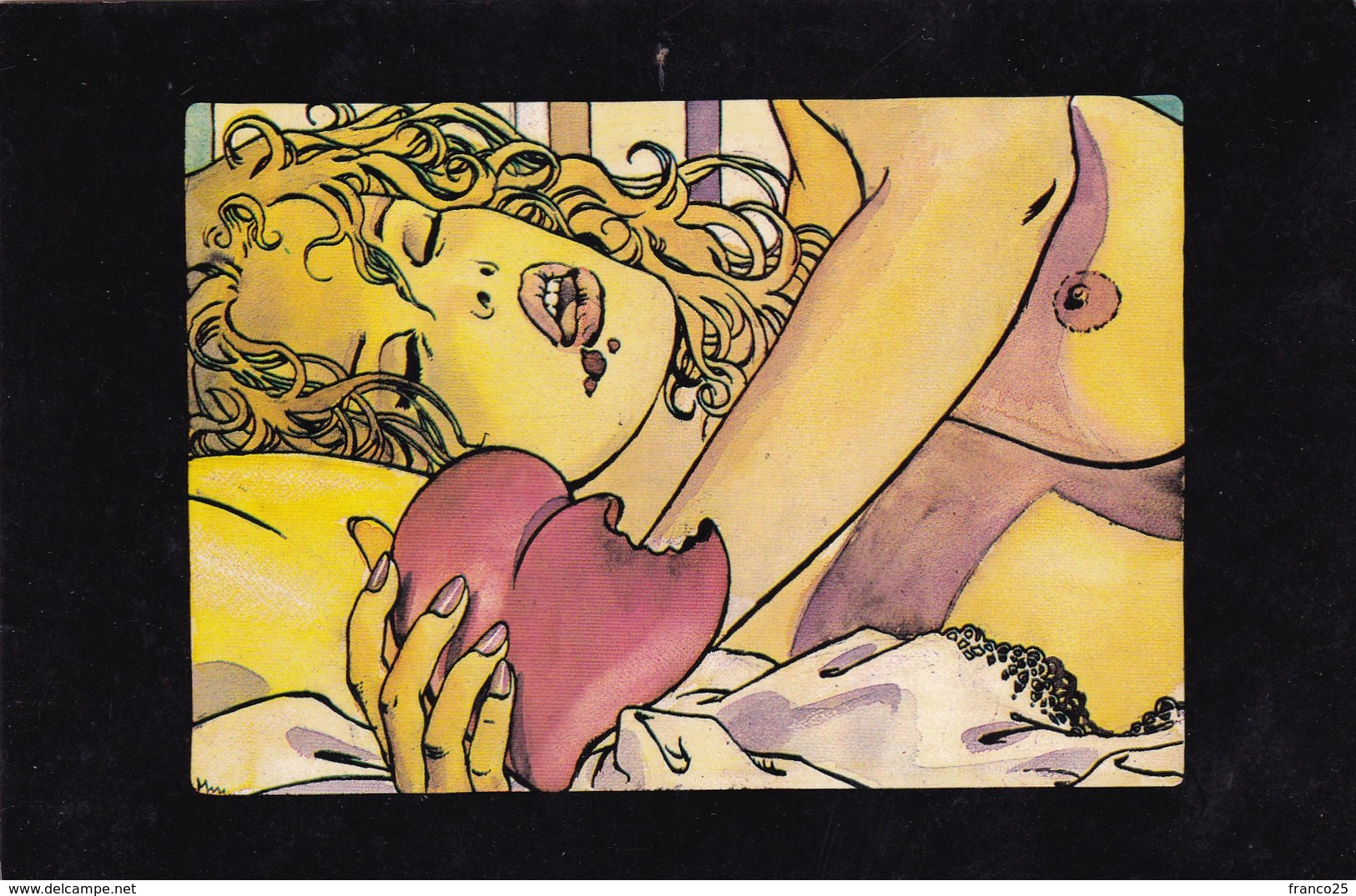 MILO MANARA - CARTOLINA SERIE LE DONNINE - NUDO EROTICO - Fumetti