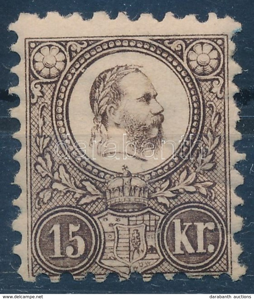 * 1871 Réznyomat 15kr Javított Gumival (*200.000) - Otros & Sin Clasificación