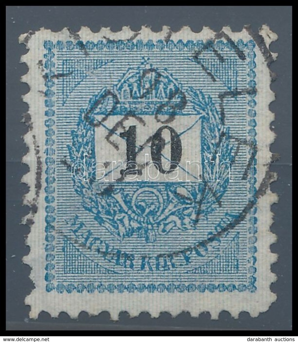 O 1898 10kr 11 1/2 Fogazással RR! (1-2 Rövidebb Fog) - Other & Unclassified