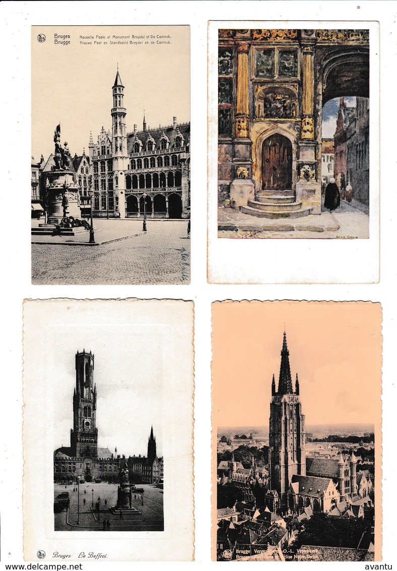 BRUGGE / VERZAMELING VAN 120 POSTKAARTEN