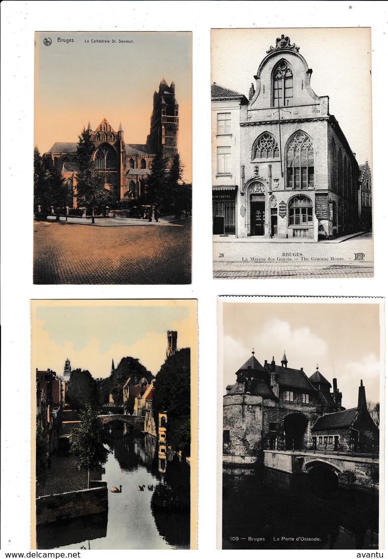 BRUGGE / VERZAMELING VAN 120 POSTKAARTEN