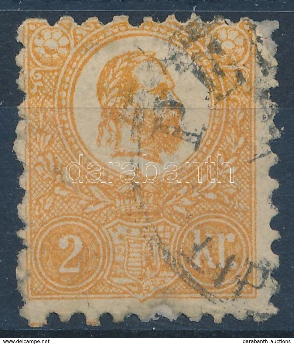 O 1871 Kőnyomat 2kr (23.500) (kis Elvékonyodás / Thin Paper) - Other & Unclassified