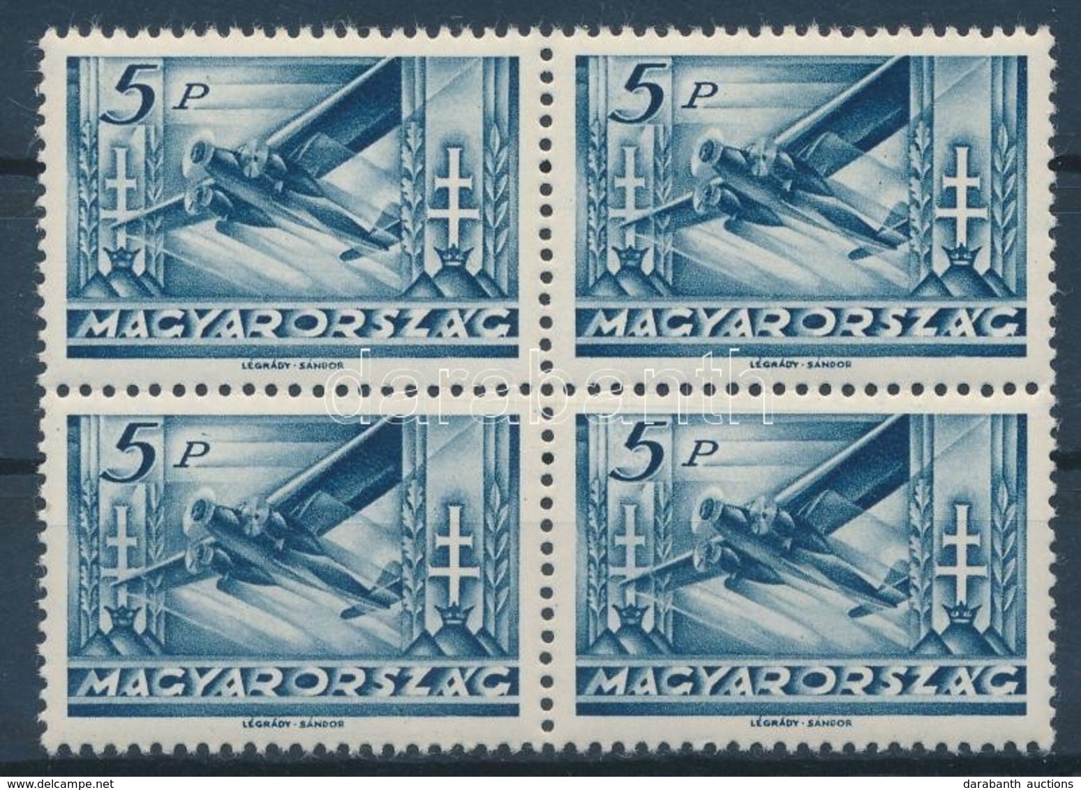 ** 1936 Repülő 5P Négyestömb (20.000) - Other & Unclassified